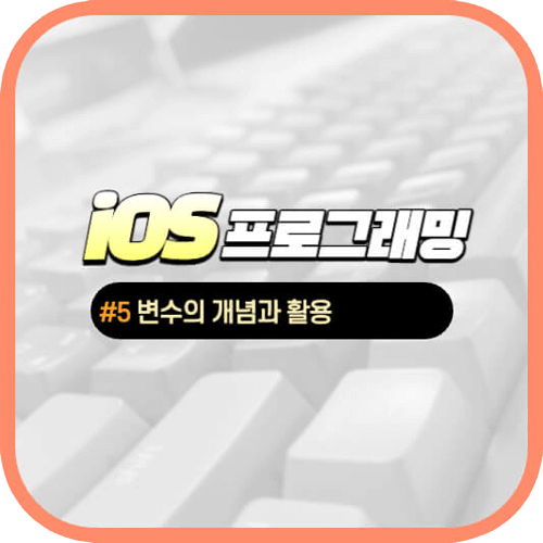 iOS 개발 #5 변수의 개념과 활용